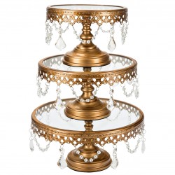 Cake Stands Sweet Gold