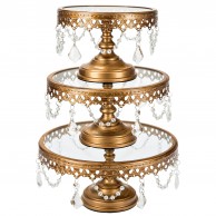 Cake Stands Sweet Gold