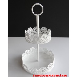 Cake Stand Barroco Branco