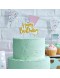 Vela Happy Birthday  Gold Glitter