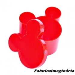 Caixa Mickey & Minnie Vermelho