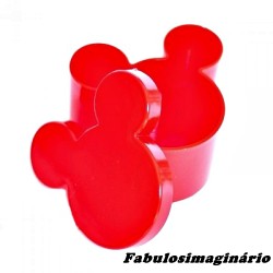 Caixinha Mickey & Minnie Vermelho