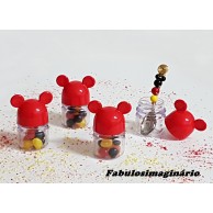 Frasquinho Mickey & Minnie Vermelho