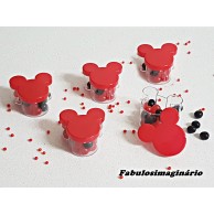 Caixinha Bicolor Mickey & Minnie Vermelho