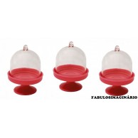 Mini Cake Stand Base Vermelho