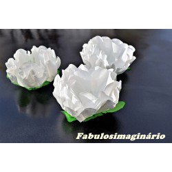 Forminha para Doces Flor Bela Branco