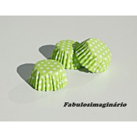 Forminha Frisada nº. 5 Verde Bolinhas