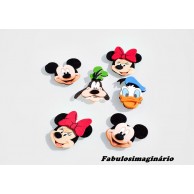 Conjunto Apliques Mickey e Companhia