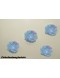 Forminha Rose Nacarada Azul Céu
