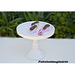 Cake Stand Ondas Branco