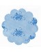 Fundo Rendado Azul Royal