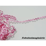 Espiguilha Mesclada Branco - Rosa