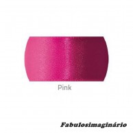 Fita Cetim Rosa Pink 7mm