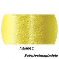 Fita Cetim Amarelo 15mm