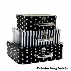 Conjunto Maletas Charme Black