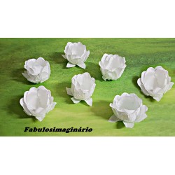 Forminha para Doces Rosa Branco Céu