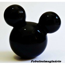 Cabeça Mickey & Minnie Decorativa Preto