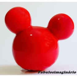 Cabeça Mickey & Minnie Decorativa Vermelho