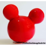 Cabeça Mickey & Minnie  Decorativa Vermelho