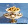 Cake Stand Linea Dourado-Branco Grande 