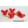 Caixinha Mickey & Minnie 3D Vermelho