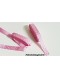 Fita Gorgorão Rosa Bolinhas Brancas