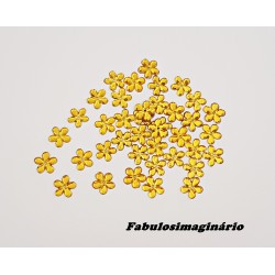 Aplique Mini Florzinha Amarelo