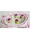 Bandeja Decor Oval Rosa