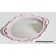 Bandeja Decor Oval Rosa