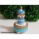 Mini Carrossel Decorativo Azul