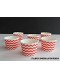 Mini Forma Taça Ondas Vermelho