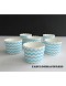 Mini Forma Taça Ondas Azul