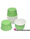 Mini Forminha Bolinhas Verde