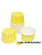 Mini Forminha Bolinhas Amarelo
