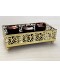 Mini Bandeja Rose Rectangular Dourada
