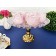 Cake Stand Lapidado Dourado