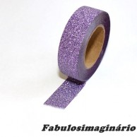 Washi Tape Glitter Violeta