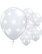 Balões Transparentes Com Bolas Brancas
